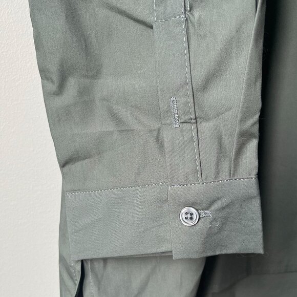 Max Cocos long buttoned shirt in Olive green size XXL - Picture 3 of 7